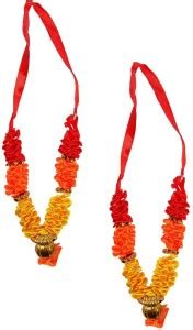 SaiHarshini Beautifully Handcrafted Multicolor Flower Garland Mala For ...