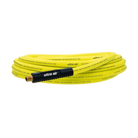 Amflo 572-25 Non-Kinking, 300 PSI, Ultra Hybrid Air Pipe Hose 1/4" X 25 ...