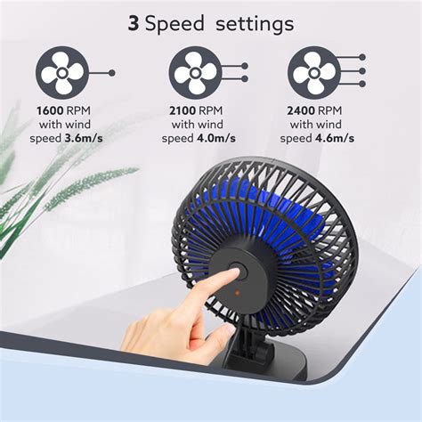 Breeze USB Desktop Fan, Personal Mini Fan for Home Office Bedroom, Stu ...