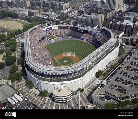 Aerial view of Yankee Stadium located in Bronx, New York. usa united states of America USA ...