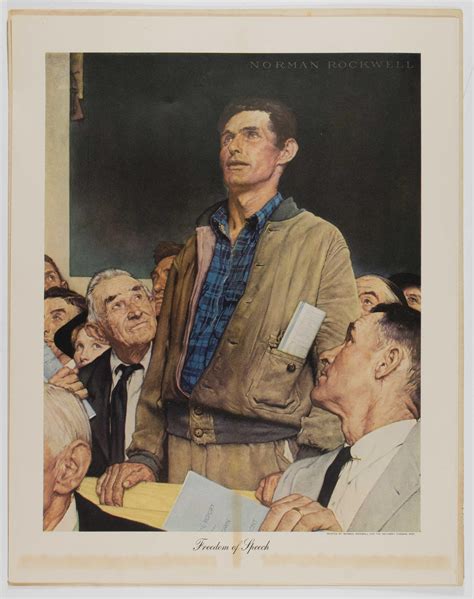 Lot - NORMAN ROCKWELL'S 'FOUR FREEDOMS'