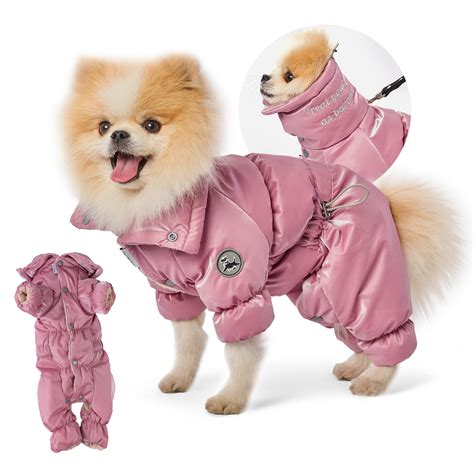 Amazon.com : PETBARONET Winter Dog Coat for Female Pups with Full Belly Coverage, Girl Dog ...