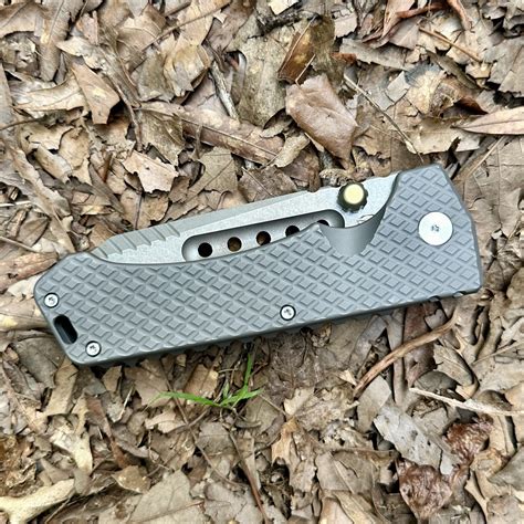PMP Knives-ULTIMATE ALPHA BEAST-Bead blast with dark grey handle ...