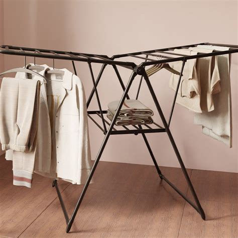 Foldable Cloth Drying Stand with 4-Way Rack – Strong, Durable & Space ...
