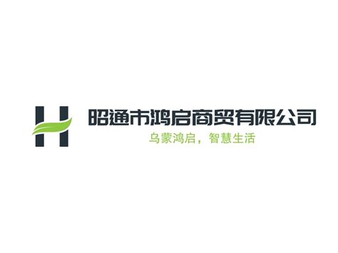 昭通市鸿启商贸有限公司logo设计 - 标小智LOGO神器