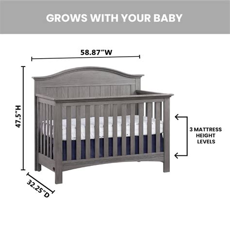 Baby crib dimensions clearance