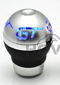 Universal New Aluminum Shift Gear Knob LED lamp modified Shift Lever ...