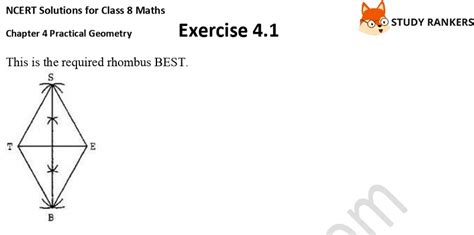 Image result for Practical Geometry Ex.4.1 Class 8 Maths
