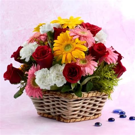 Order Blooms In A Basket online | Get same day delivery PAN India in 3 ...