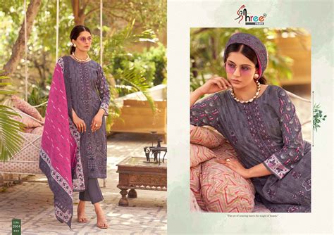 Shree Fabs Bin Saeed Lawn Collection Vol 20 Cotton Dress Material