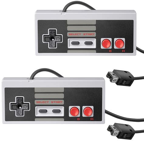 Buy 2 Pack USB Controller for NES Games, PC Retro Console Gamepad ...