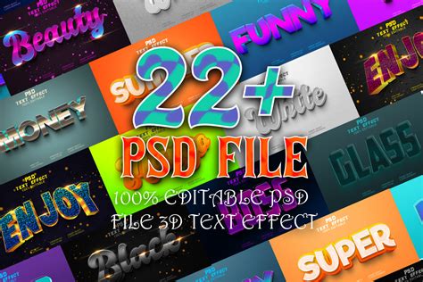 Image result for 3D Text Effect PSD File