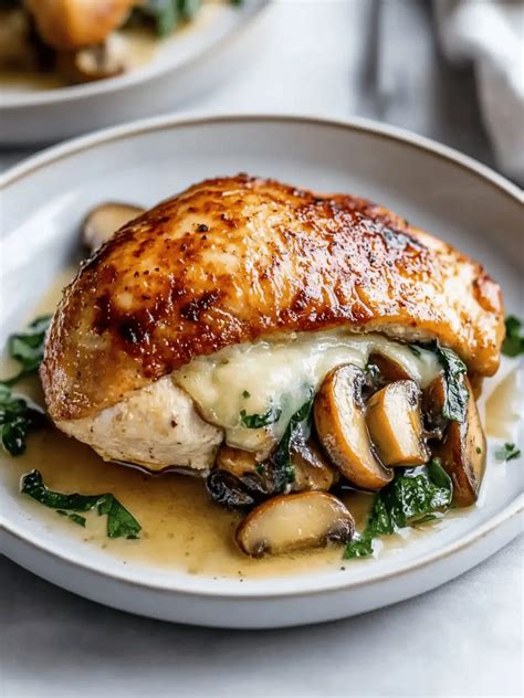 Easy Mushroom Stuffed Chicken Breast - A Delicious Family Favorite
