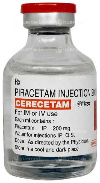 Cerecetam 200 MG Injection 30 ML | Order Cerecetam 200 MG Injection 30 ...