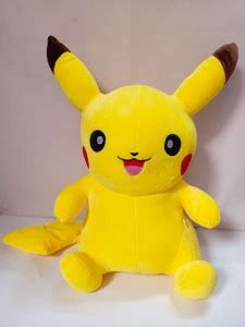 YuNiesto Premium Fur Pikachu Soft Cuddly Stuffed Toy in Amazing to Feel ...