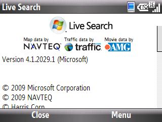 Windows Live Mobile Search Software 的图像结果