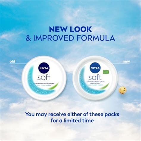 NIVEA Soft Light Moisturizer for Face, Hand & Body, Non-Sticky Cream ...