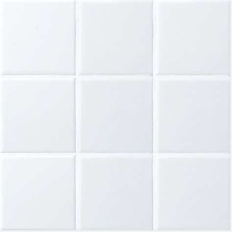 White 4x4 Ceramic Tile