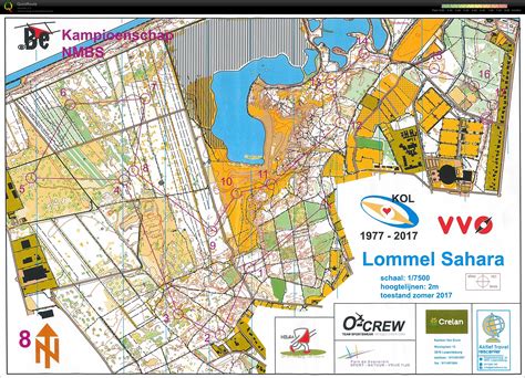 J-G's digital orienteering map archive :: NMBS Lommel - IOF kaart (14 ...