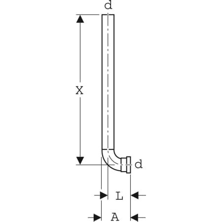 Geberit flush pipe intermediate section | Geberit product catalogue