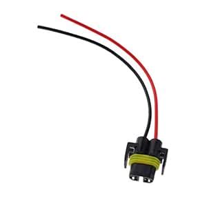PRAV® H8/ H9 /H11 Fog Light Extension Dual Wire Harness Lamp Female ...