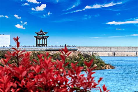 安徽省芜湖市响水涧水库蓄水池湿地自然景观_高清图片_全景视觉