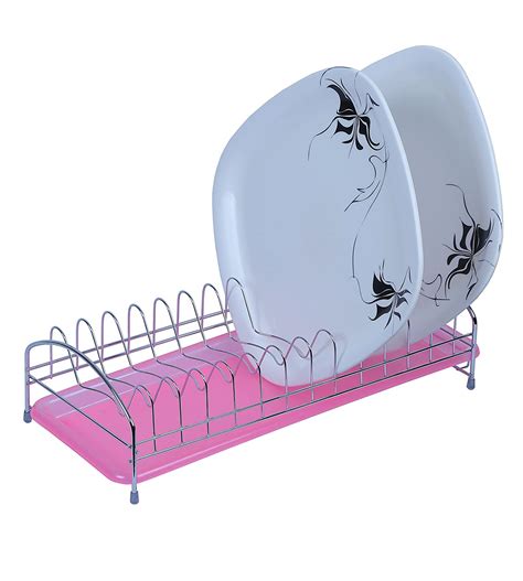 Buy NOVICZ Stainless Steel Dish Rack, Multicolour (Plate RACK-PRC-704 ...