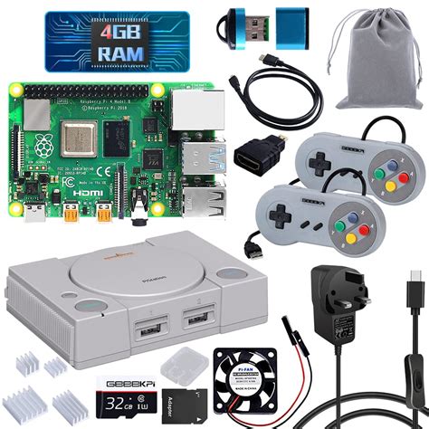 Buy Retro PiStation Case with Safe Shutdown Safe Reset,Raspberry Pi 4 ...
