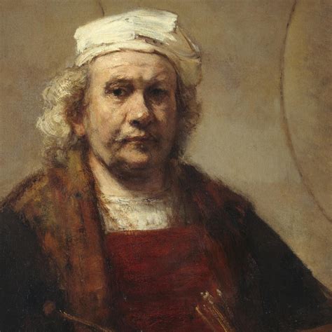 The most famous self-portrait of Rembrandt, the Dutch Golden Age artist