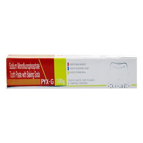 PYX-G Toothpaste, 100 gm Price, Uses, Side Effects, Composition ...