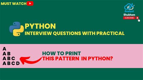 Image result for Python Pattern Program ABC ABA