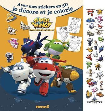 Amazon.in: Buy Super wings avec mes stickers en 3D je decore et je ...