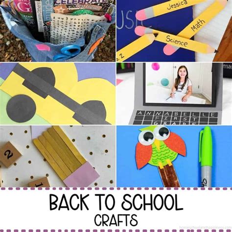 Back to School Crafts 的图像结果