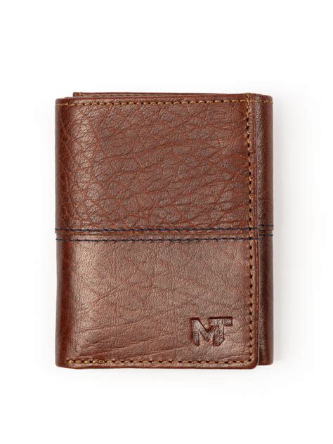 Textured Tri-Fold Men's Wallet — MaheTri