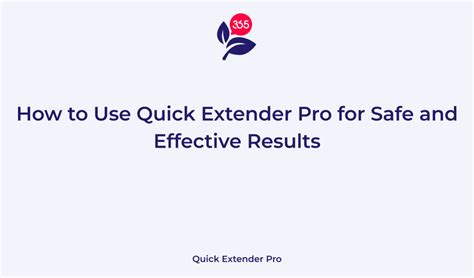 Image result for Quick Extender Pro How to Use