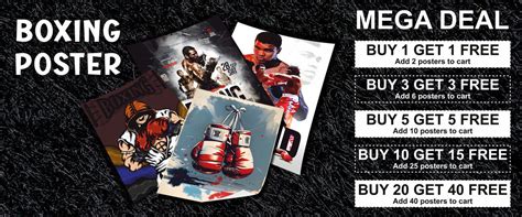 Boxing Posters Online India | Fighter Wall Posters – The Poster Valley