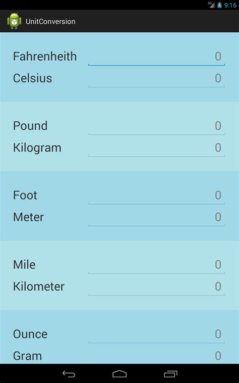 Unit Conversion - App on Amazon Appstore