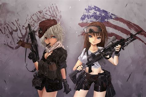 Anime With Guns Wallpapers - Wallpaper Cave