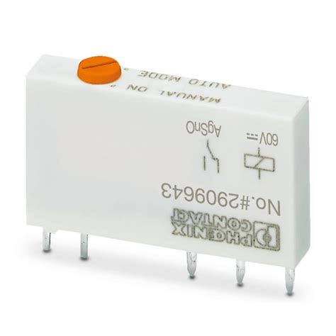 2909643 Phoenix Contact | Phoenix Contact PCB Mount Power Relay, 60V dc ...