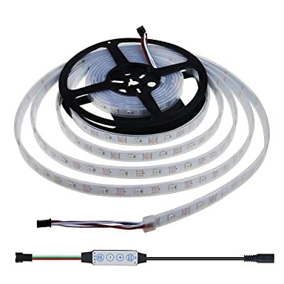 Buy WS2812B Digital RGB LED Strip 150 Pixels Individually Addressable ...