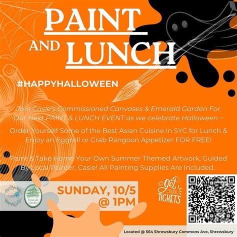 Paint & Lunch w/ Emerald Garden and Casies Canvases, Emerald Garden ...
