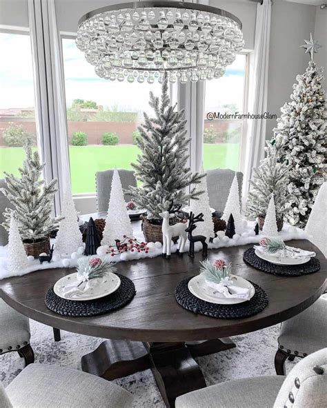 Christmas Dining Room Round Table Display - Soul & Lane