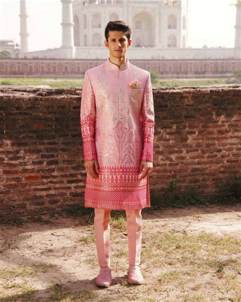 Shop now ryan light beige sherwani set