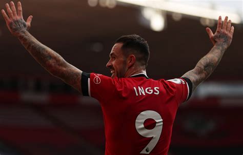 Download Danny Ings Arms Up Wallpaper | Wallpapers.com