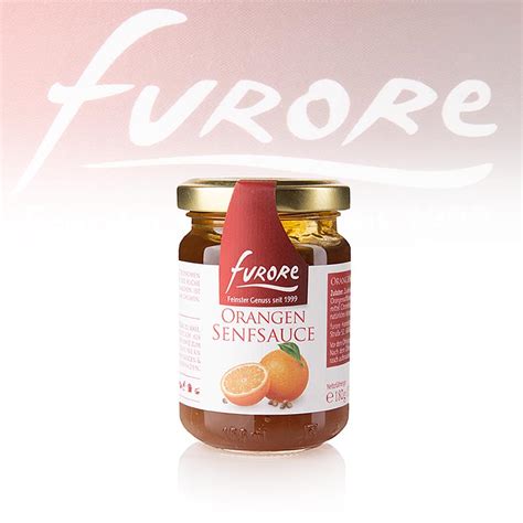 Furore - orange mustard sauce, 130ml, Glass