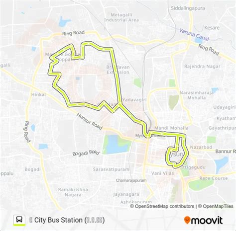 122 Route: Schedules, Stops & Maps - ↺ City Bus Station (ನ.ಬ.ನಿ) (Updated)