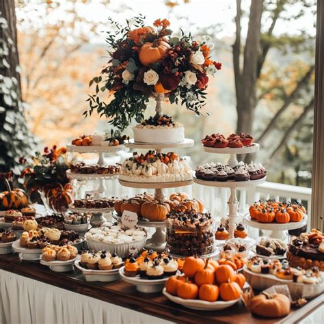 Sweet Fall Wedding Dessert Table Ideas: Tips to Delight Guests - Yeah ...