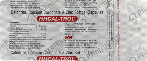 Hhcal Trol Strip Of 15 Softgel Capsules: Uses, Side Effects, Price ...