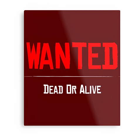 Red Dead Redemption Metal Poster-51 – Inkyprinty.in