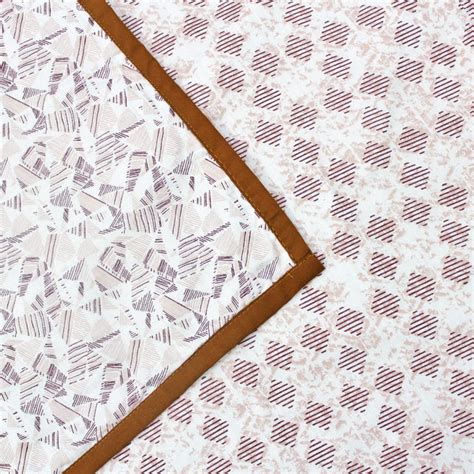 Buy Aurave Riva Floral Brown Cotton Dohar | Light Soft Comfort – AURAVE